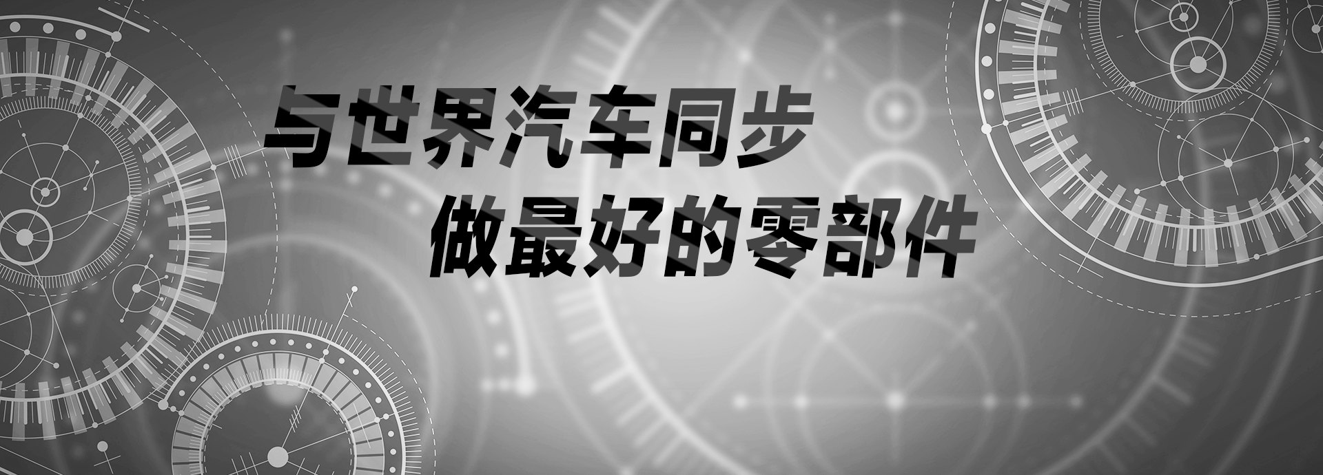 與世界汽車(chē)同步，做最好的零部件